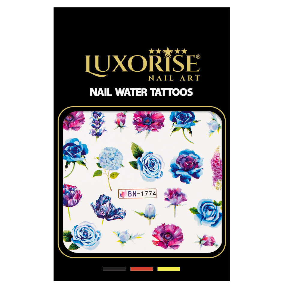 Tatuaj Unghii LUXORISE Flower Fantasy, BN-1774 - 2 | YEO