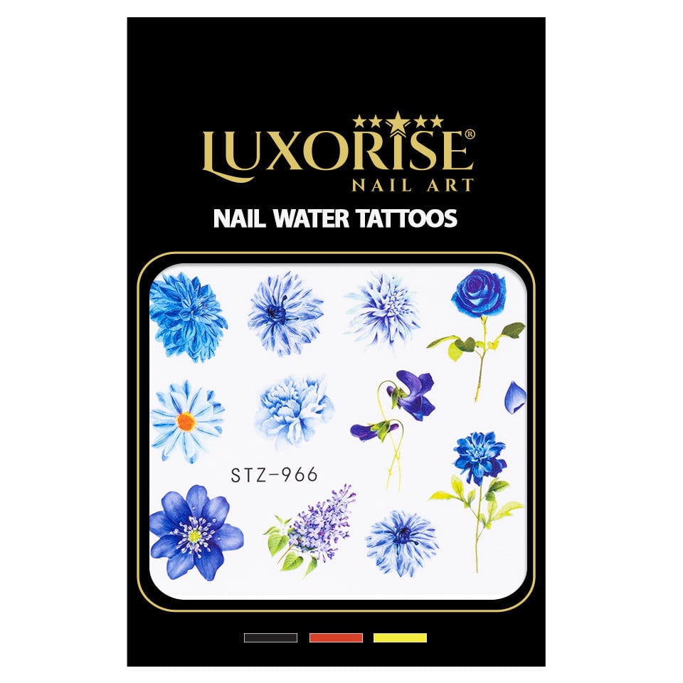 Tatuaj Unghii LUXORISE Flower Sky, STZ-966 - 1 | YEO