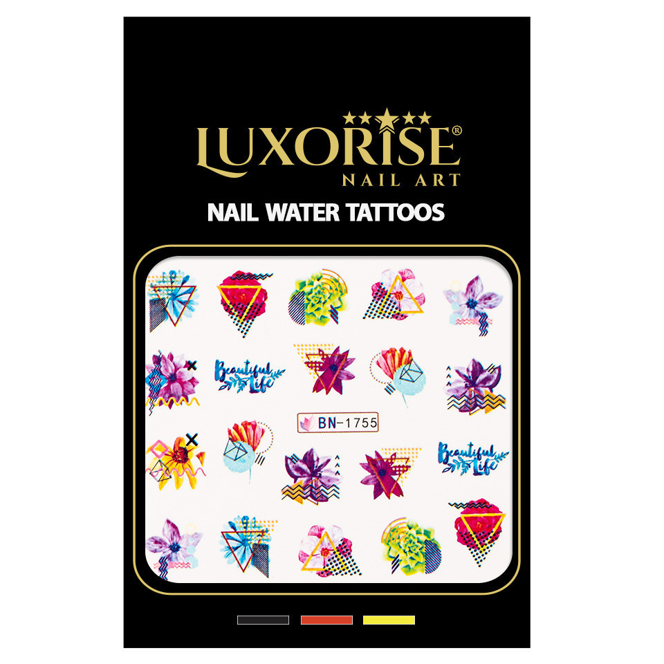 Tatuaj Unghii LUXORISE Flower UP, BN-1755 - 1 | YEO