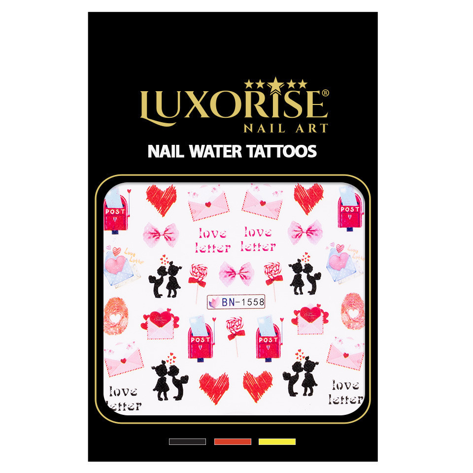 Tatuaj Unghii LUXORISE Love Letter, BN-1558 - 1 | YEO