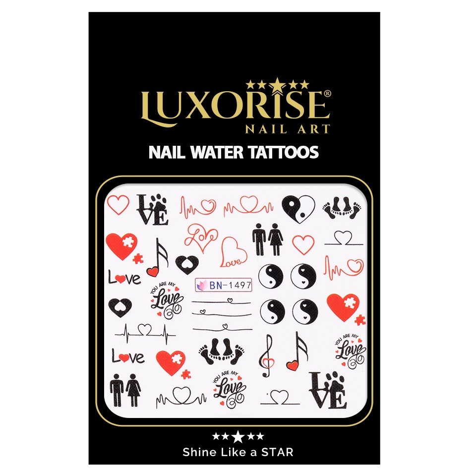Tatuaj Unghii LUXORISE Love Music, BN-1497 - 1 | YEO