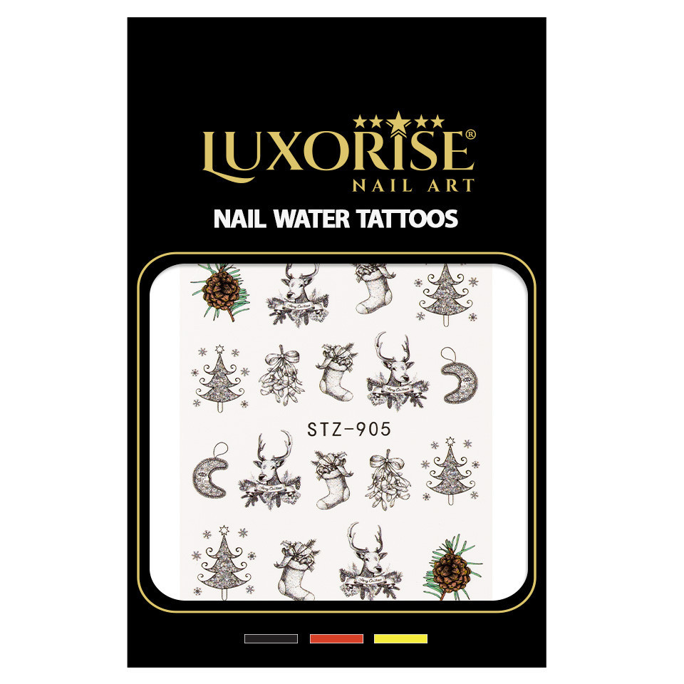 Tatuaj Unghii LUXORISE Simple Holiday Glam, STZ-905 - 2 | YEO