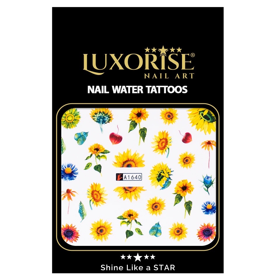 Tatuaj Unghii LUXORISE Sunflower Run, A1640 - 1 | YEO