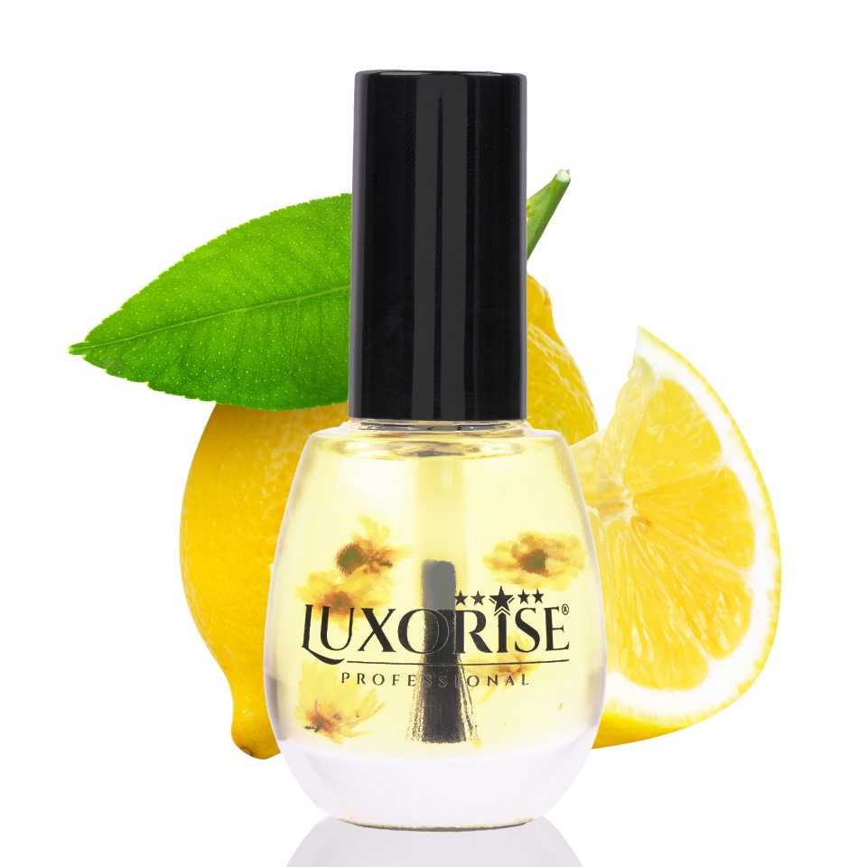 Ulei Cuticule cu Pensula Lemon - LUXORISE, 15 ml