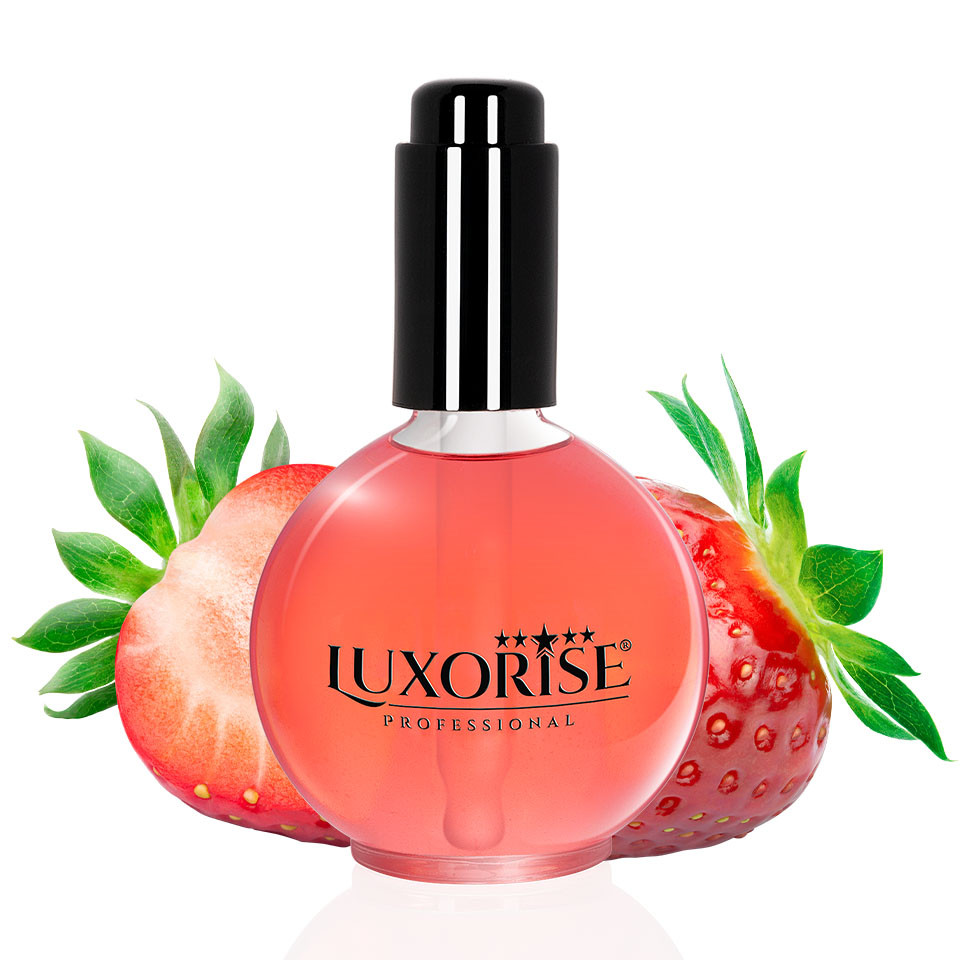 Ulei Cuticule cu Pipeta Strawberry - LUXORISE, 75 ml