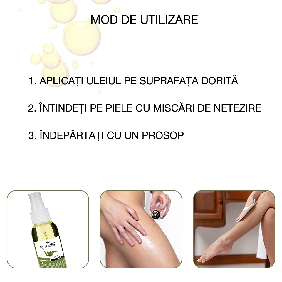 Ulei dupa Epilare cu Eucalipt SensoPRO Milano - 100 ml - 2 | YEO