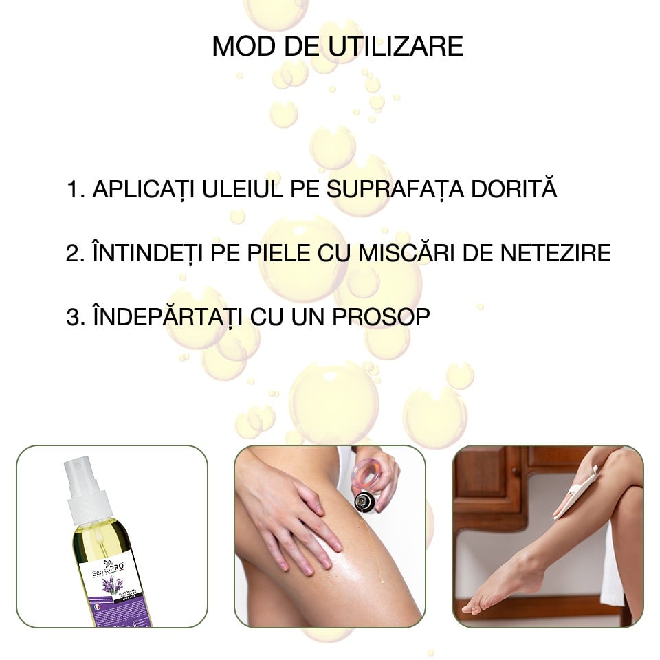 Ulei dupa Epilare cu Lavanda SensoPRO Milano - 100 ml - 2 | YEO