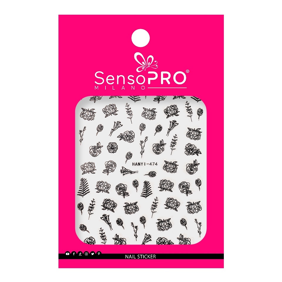 Abtibild Unghii SensoPRO Milano - Floral Memories - 1 | YEO