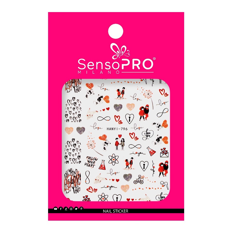 Abtibild Unghii SensoPRO Milano - Forever Together - 1 | YEO