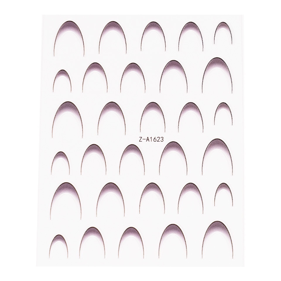 Abtibild Unghii SensoPRO Milano - French Black - 1 | YEO
