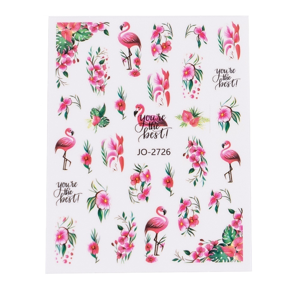Abtibild Unghii SensoPRO Milano - Pink Flamingo - 1 | YEO