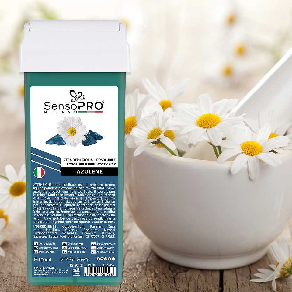 Ceara Epilat Unica Folosinta SensoPRO Milano, Rezerva Azulene 100 ml - 1 | YEO