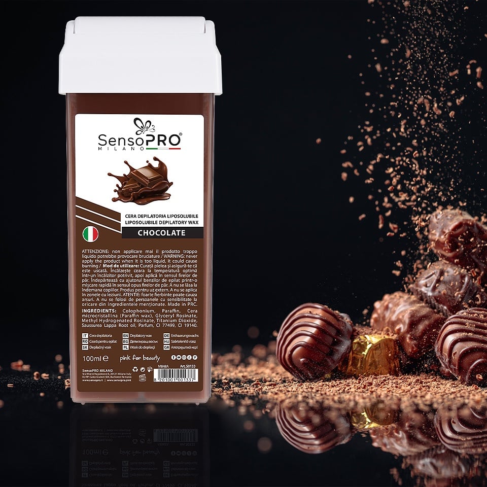 Ceara Epilat Unica Folosinta SensoPRO Milano, Rezerva Chocolate 100 ml - 1 | YEO