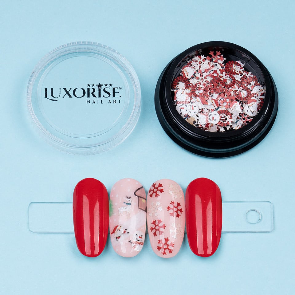 Decoratiuni Unghii Nail Art LUXORISE, Christmas Sparkles