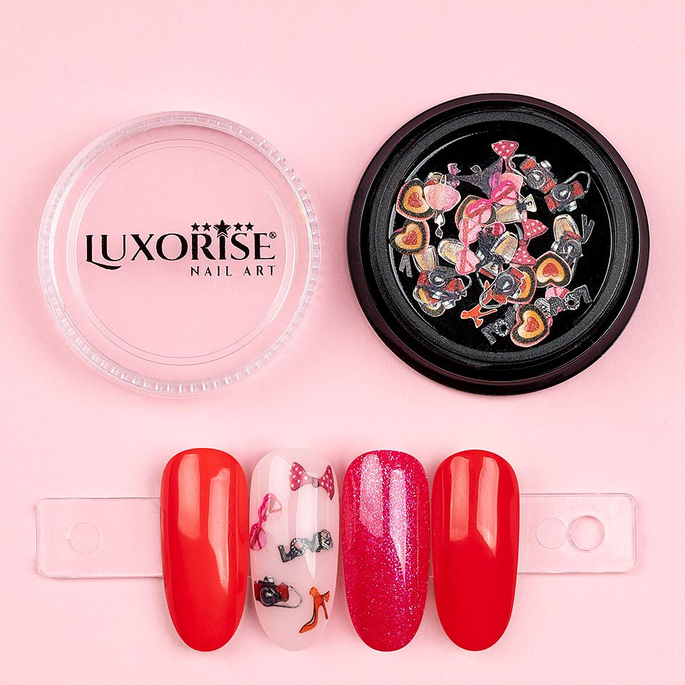 Decoratiuni Unghii Nail Art LUXORISE, Love Shape - 2 | YEO