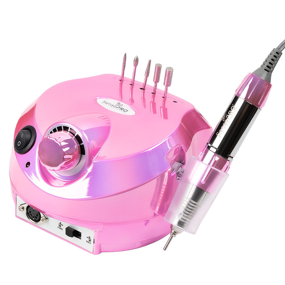 Freza Unghii Profesionala Elite Nails 30.000 RPM - SensoPRO Milano, Royal Pink - 1 | YEO