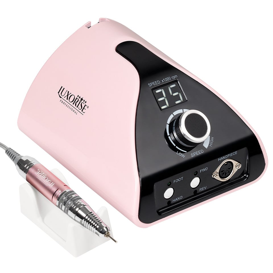 Freza unghii profesionala Energy Elite - LUXORISE , 35.000 RPM, Pink