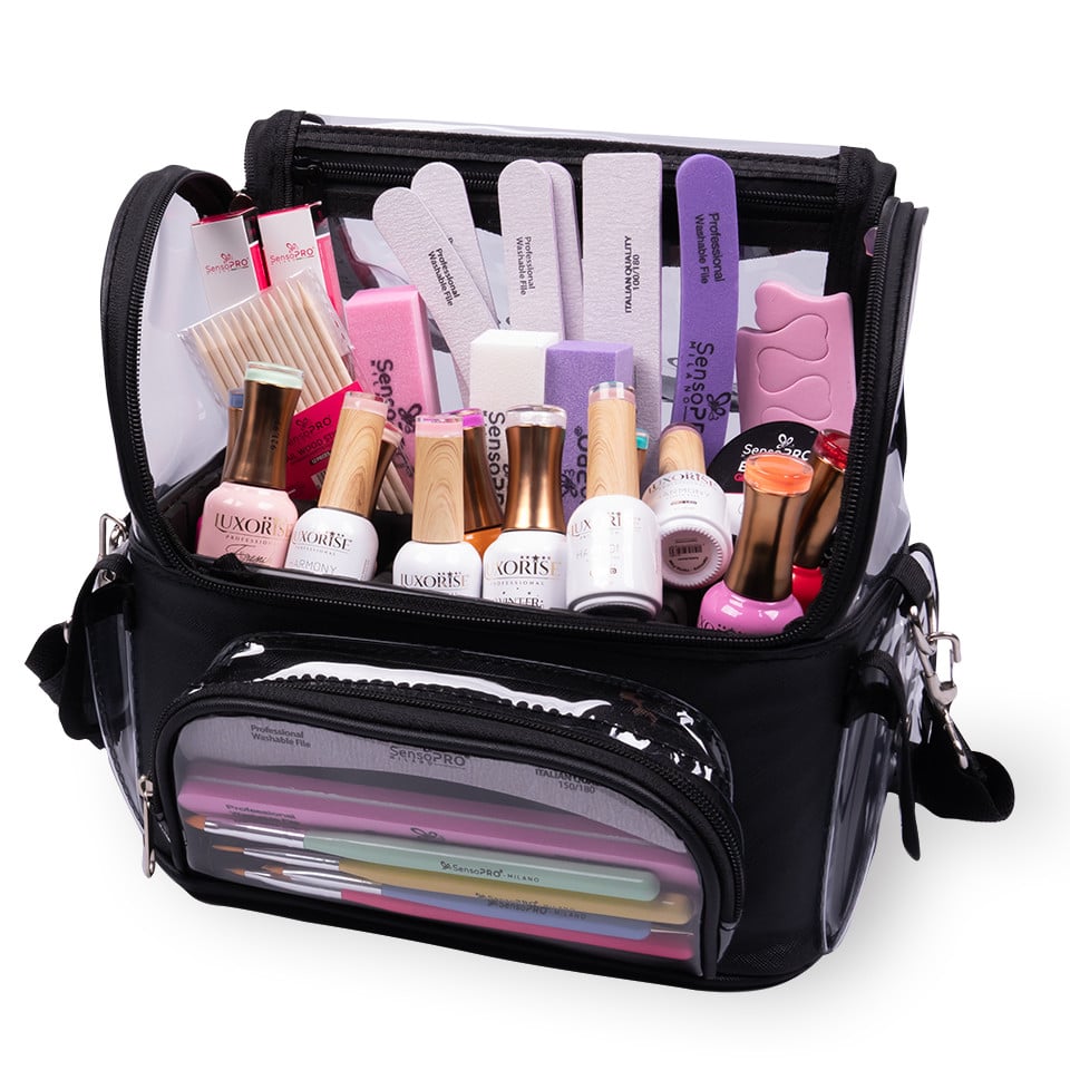 Geanta Produse Unghii SensoPRO Milano, Vanity Travel Black - 3 | YEO