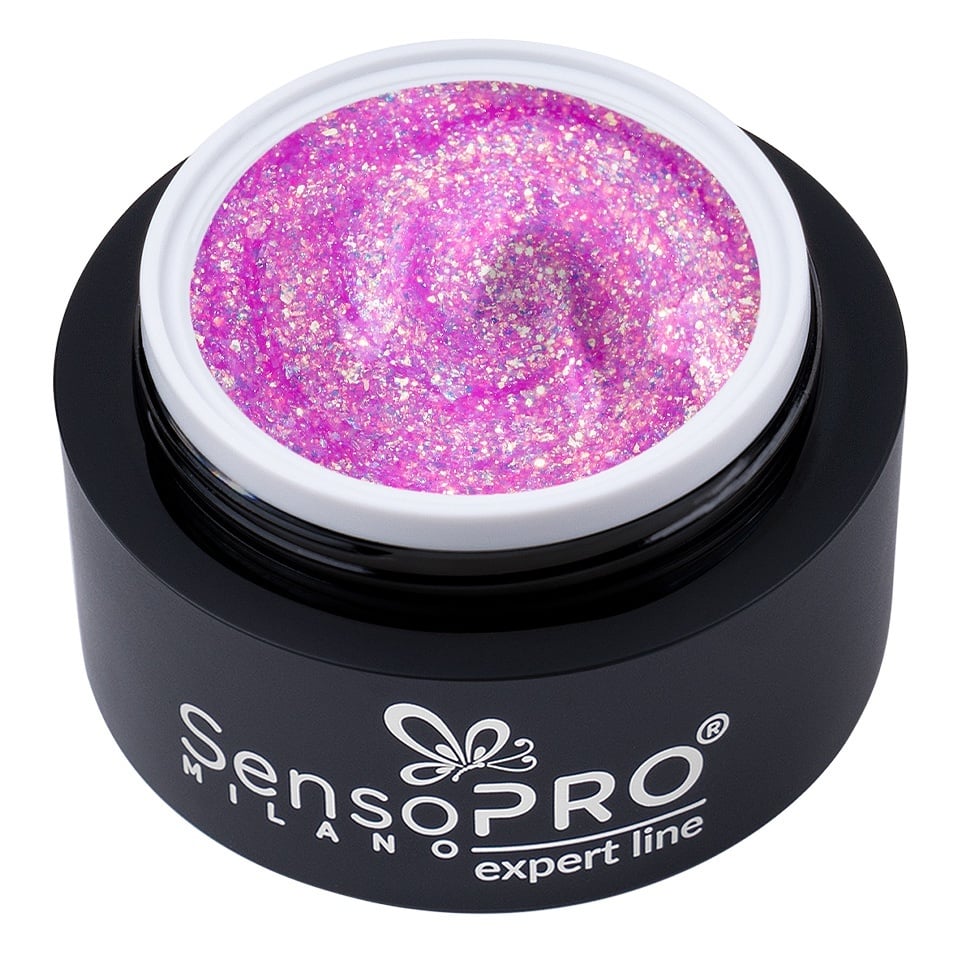 Gel Constructie Unghii Expert Line SensoPRO Milano - Glass Petals 15ml