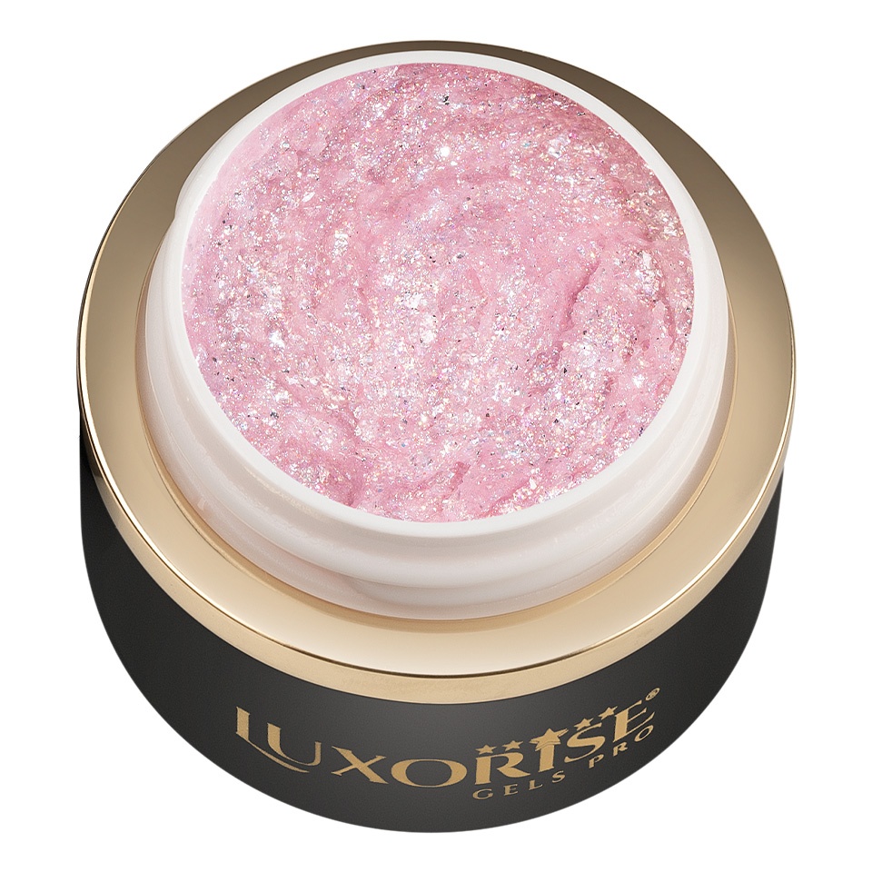 Gel Design 3D LUXORISE - Royal Glitz, Pink Champagne 5ml - 1 | YEO