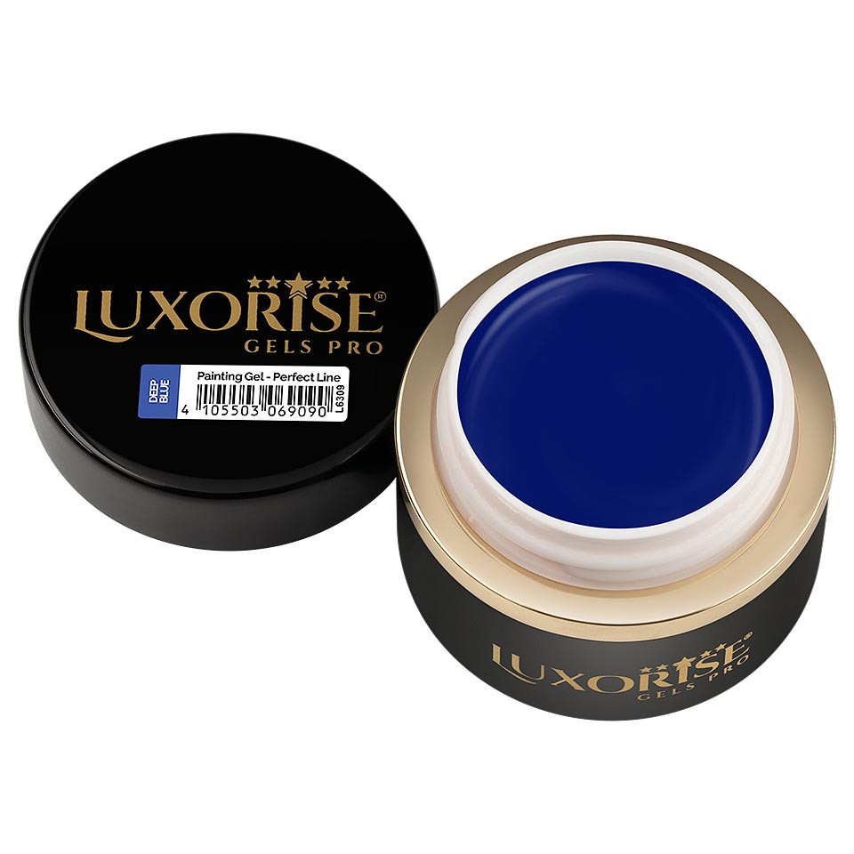 Gel Pictura Unghii LUXORISE Perfect Line - Deep Blue, 5ml - 1 | YEO