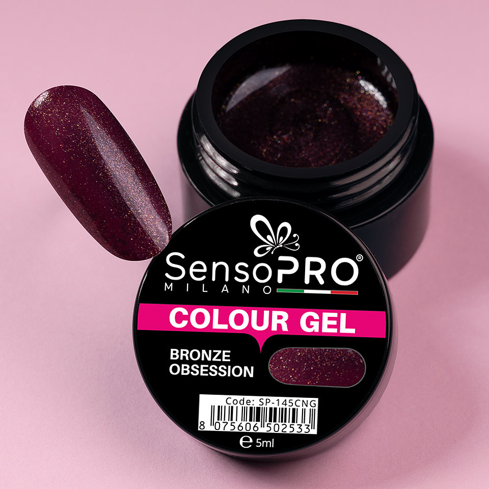 Gel UV Colorat Bronze Obsession 5ml, SensoPRO Milano - 3 | YEO