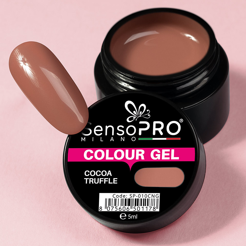 Gel UV Colorat Cocoa Truffle 5ml, SensoPRO Milano - 2 | YEO