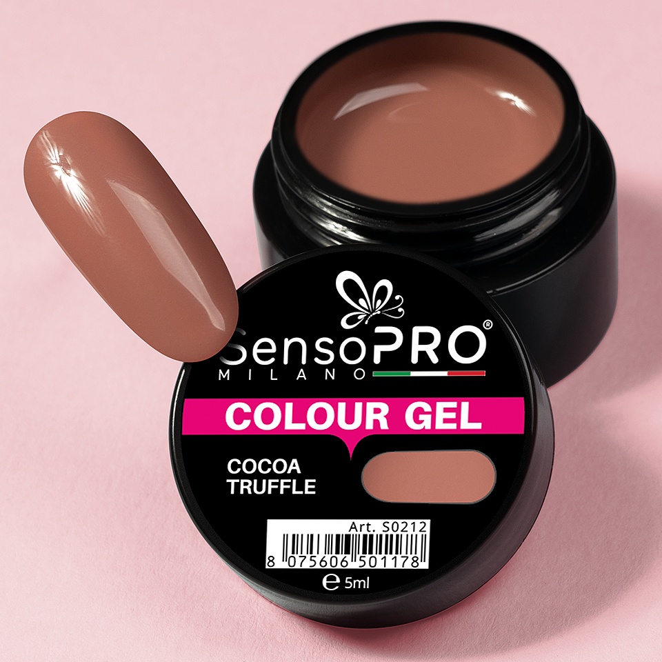 Gel UV Colorat Cocoa Truffle 5ml, SensoPRO Milano - 3 | YEO