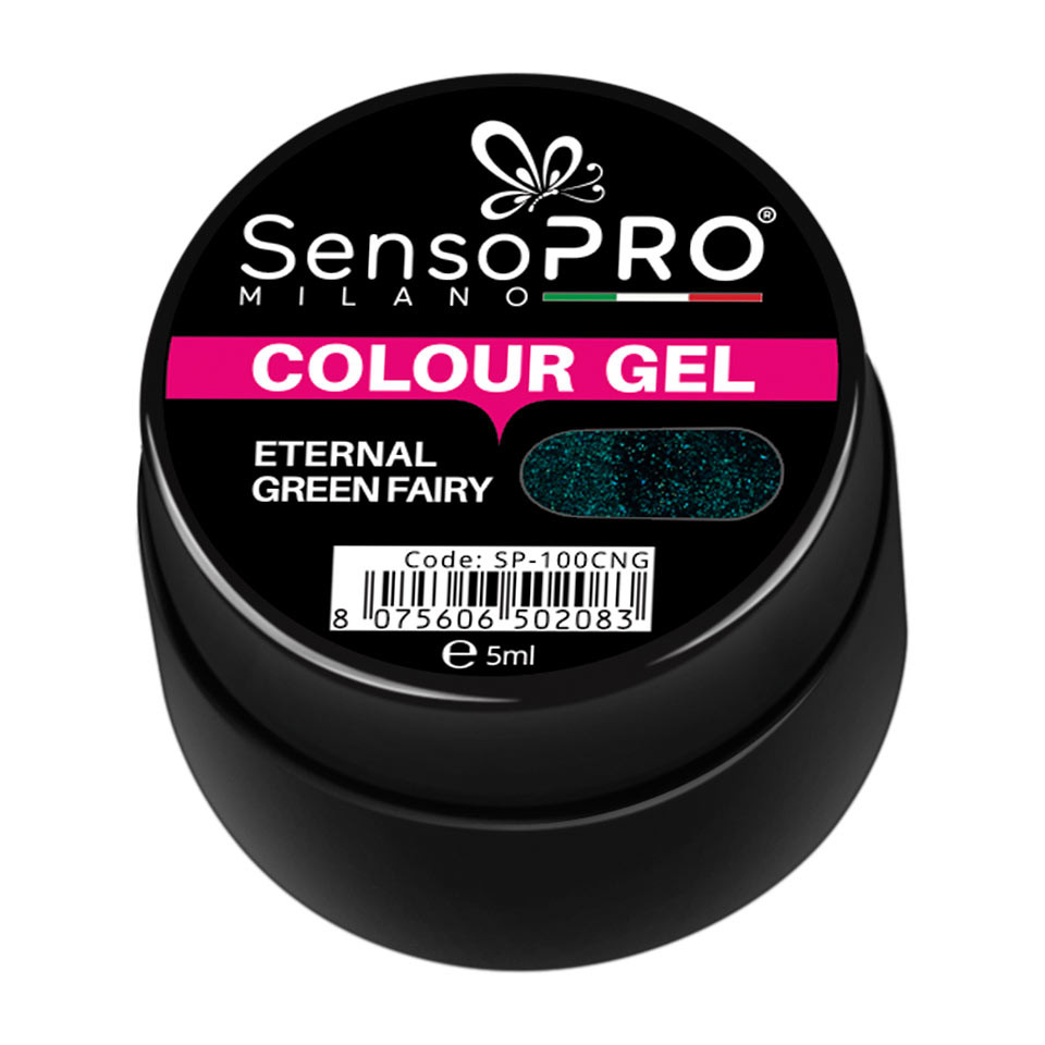 Gel UV Colorat Eternal Green Fairy 5ml, SensoPRO Milano - 1 | YEO