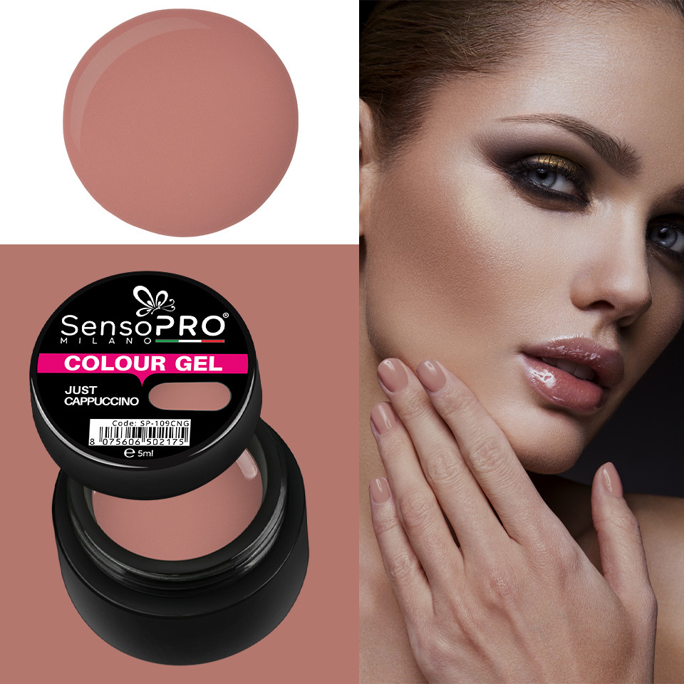 Gel UV Colorat Just Cappuccino, SensoPRO Milano - 2 | YEO