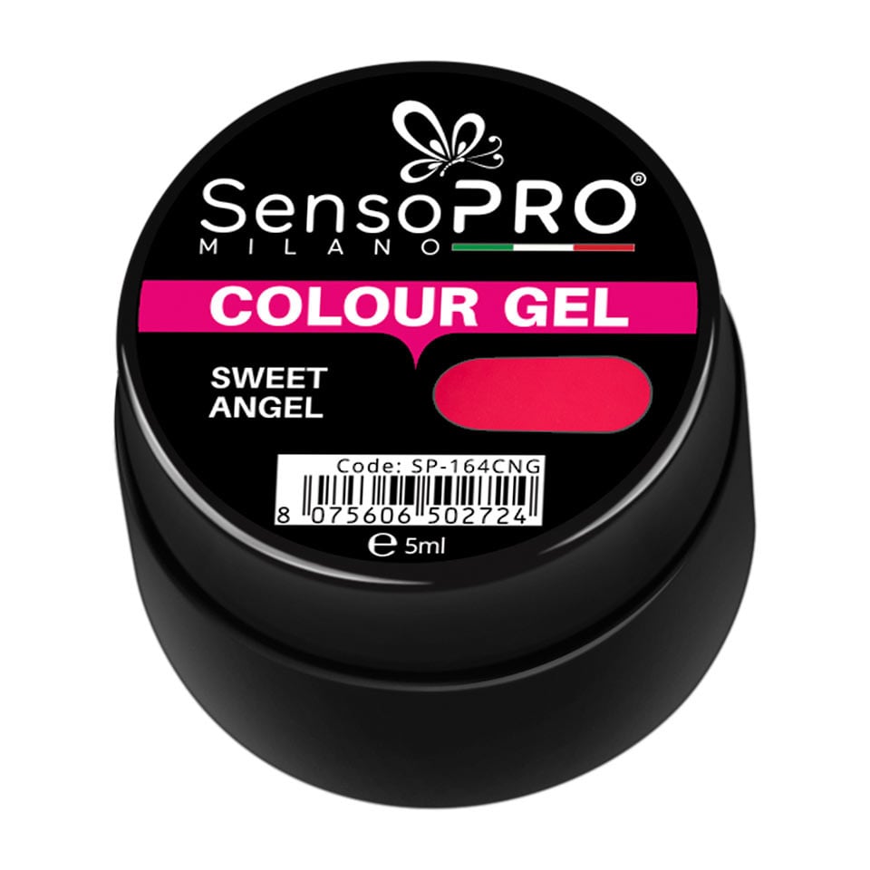 Gel UV Colorat Sweet Angel 5ml, SensoPRO Milano - 1 | YEO