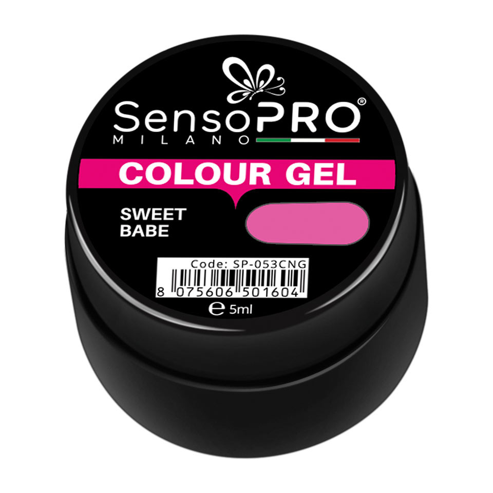 Gel UV Colorat Sweet Babe 5ml, SensoPRO Milano - 1 | YEO