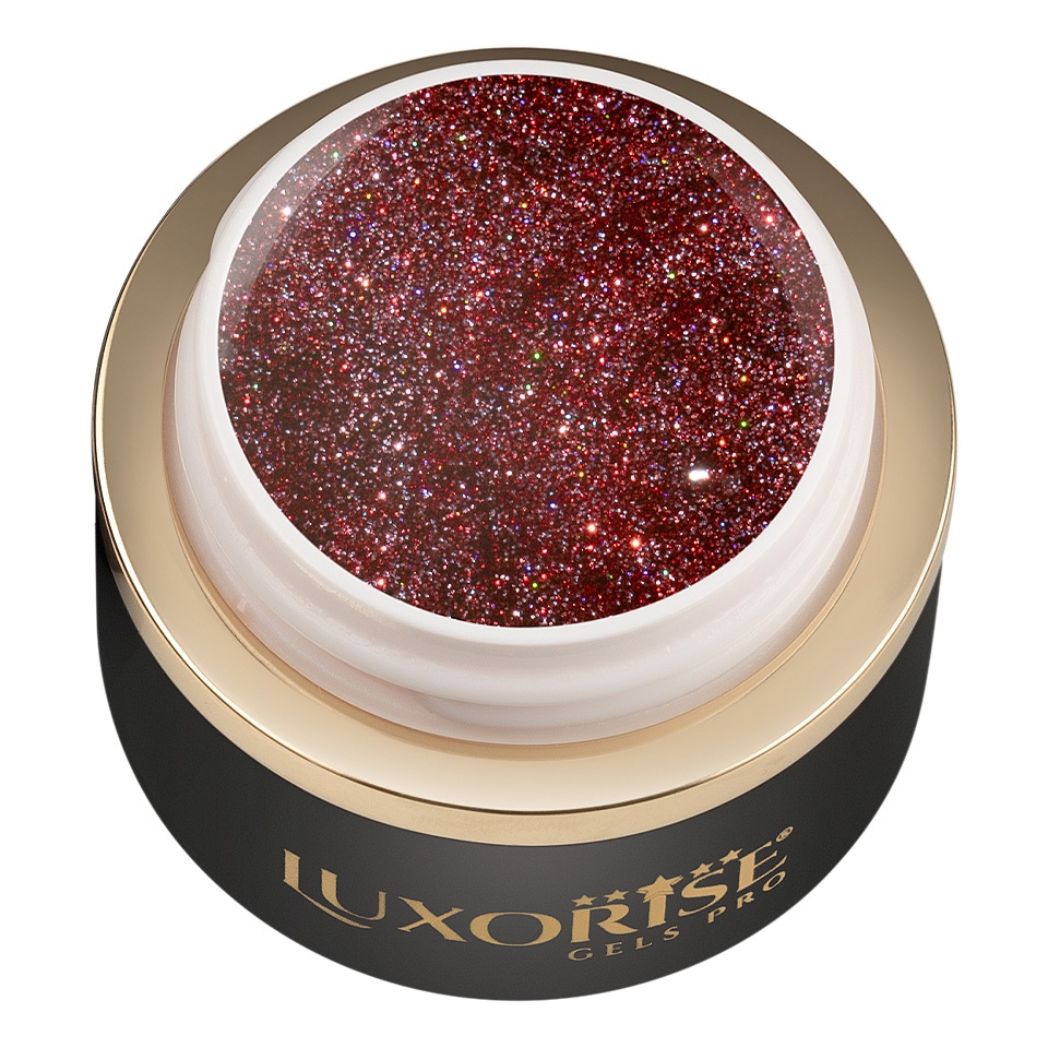 Gel UV Constructie Unghii RevoFlex Disco LUXORISE 15ml, Passion Red - 2 | YEO