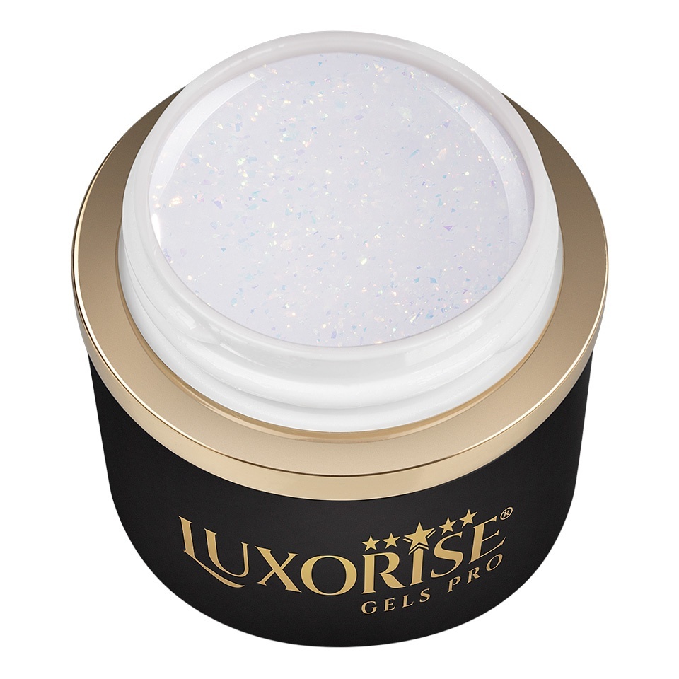 Gel UV Constructie Unghii RevoFlex LUXORISE 15ml, Angelic Glimmer - 1 | YEO