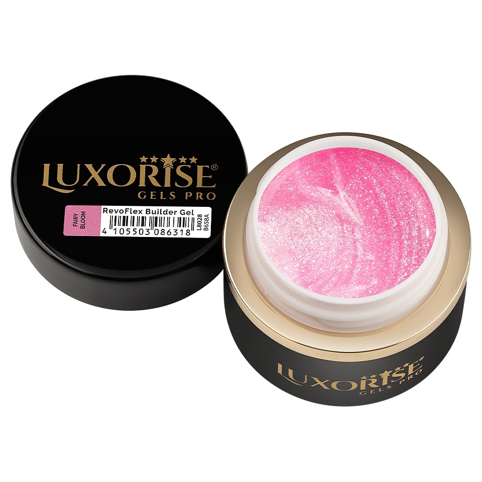 Gel UV Constructie Unghii RevoFlex LUXORISE 15ml, Fairy Bloom - 2 | YEO