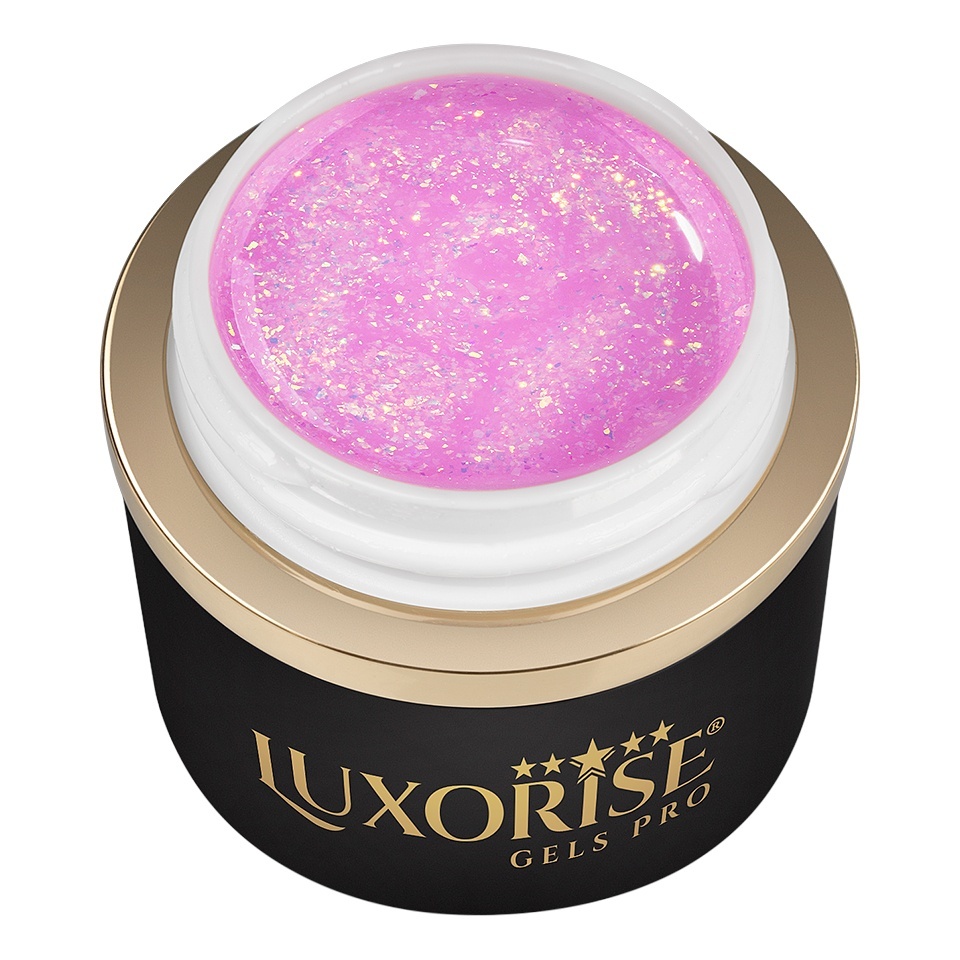 Gel UV Constructie Unghii RevoFlex LUXORISE 15ml, Orchid Frost - 1 | YEO