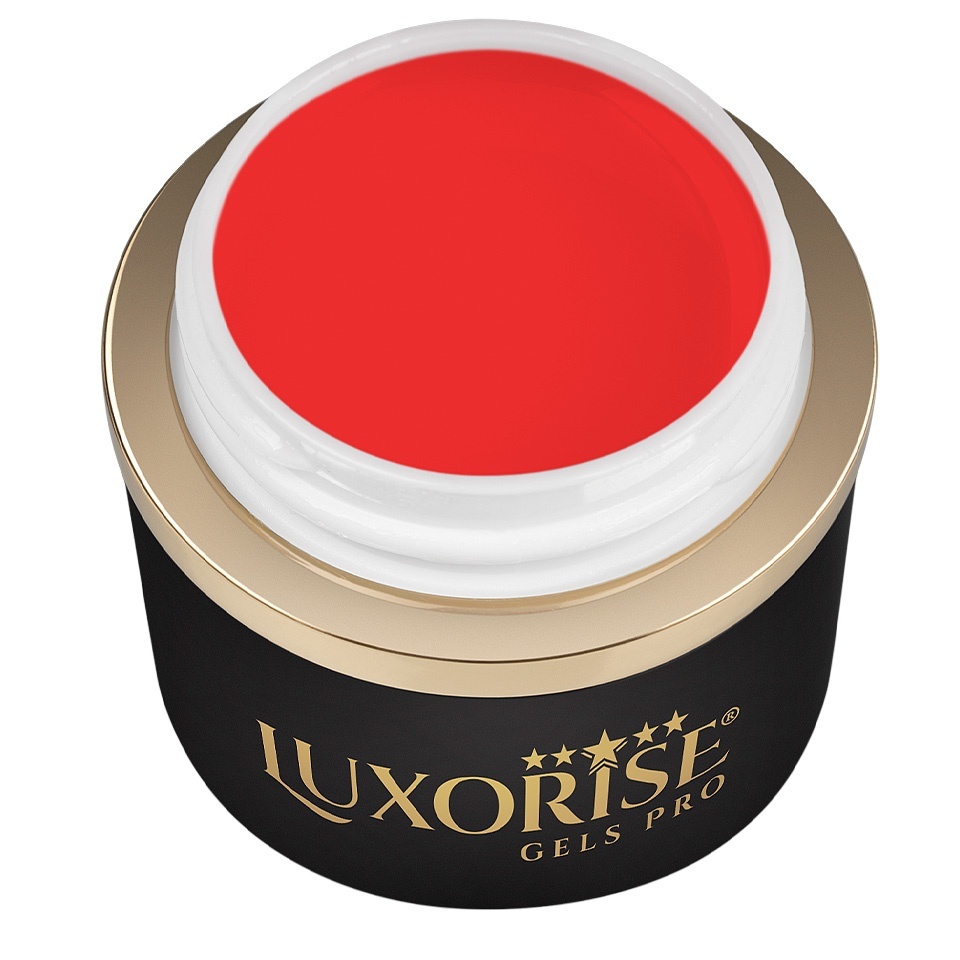 Gel UV Constructie Unghii RevoFlex Neon LUXORISE 15ml, Red - 3 | YEO