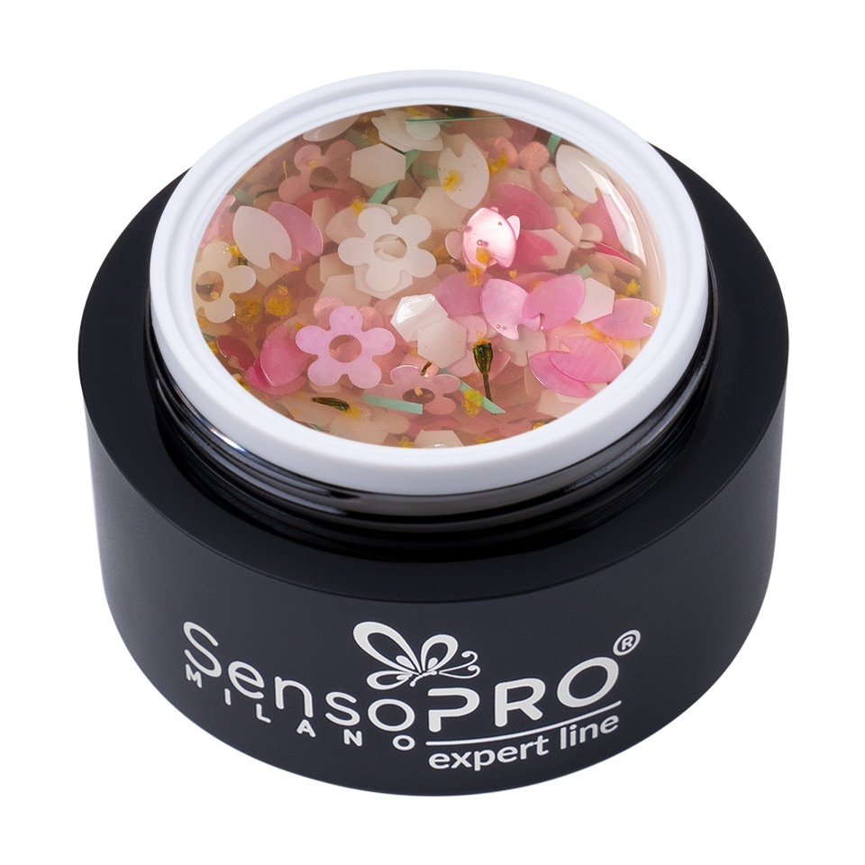Gel UV Transparent Bloom Dream, SensoPRO Milano Expert Line - Sweet Bloom 5ml - 3 | YEO