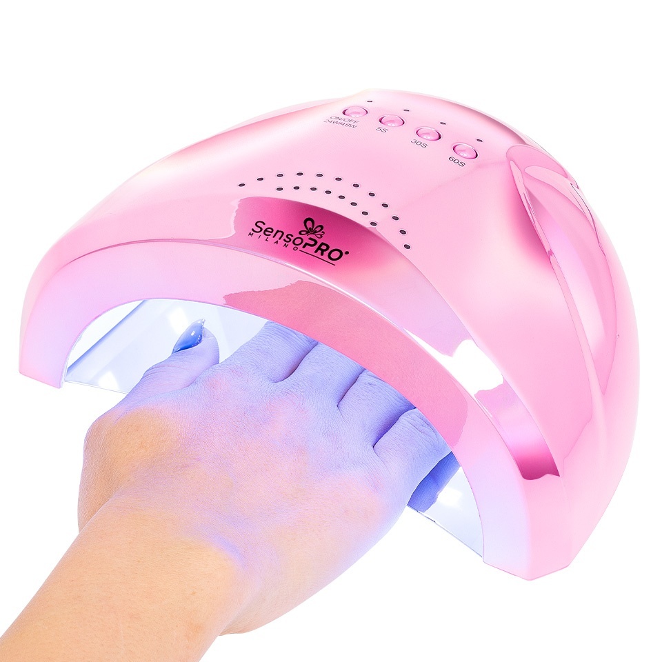 Lampa Unghii UV LED 48W SUNONE SensoPRO Milano, Royal Pink - 3 | YEO
