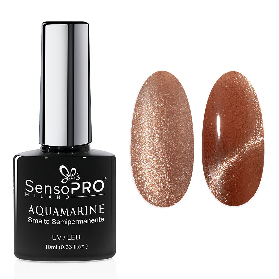 Oja Semipermanenta Aquamarine SensoPRO Milano 10ml, Rosewood Royale - 1 | YEO