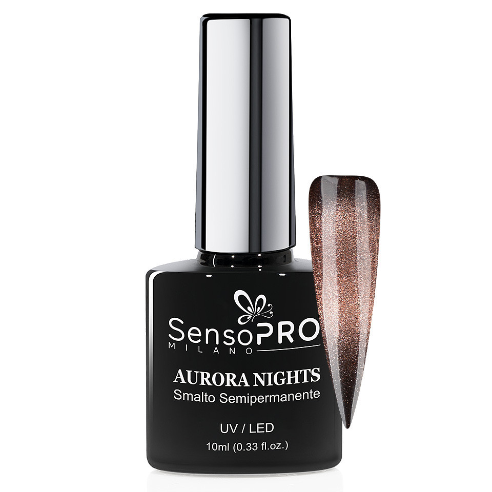 Oja Semipermanenta Aurora Nights SensoPRO Milano 10ml, Sun Eclipse 27