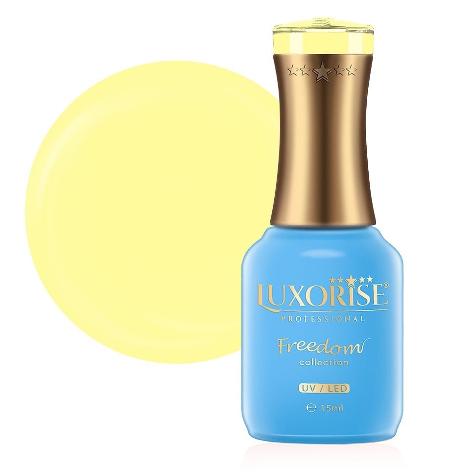 Oja Semipermanenta Freedom Collection LUXORISE, Pearly Sun 15ml