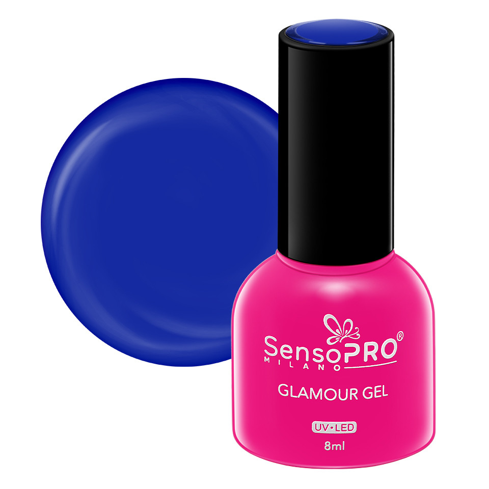 Oja Semipermanenta Glamour Gel SensoPRO Milano 8ml, Blue Moon #35