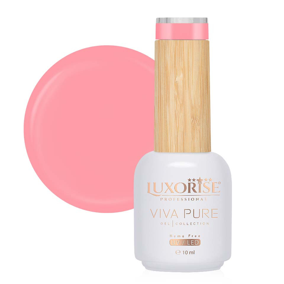 Oja Semipermanenta Hema Free Viva Pure LUXORISE - Coral Cadence 10ml