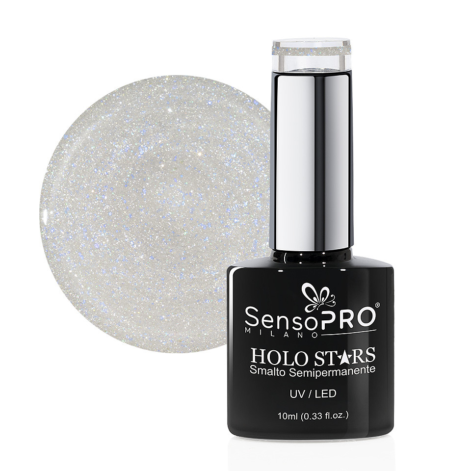 Oja Semipermanenta Holo Stars SensoPRO Milano 10ml, Glow Time #13