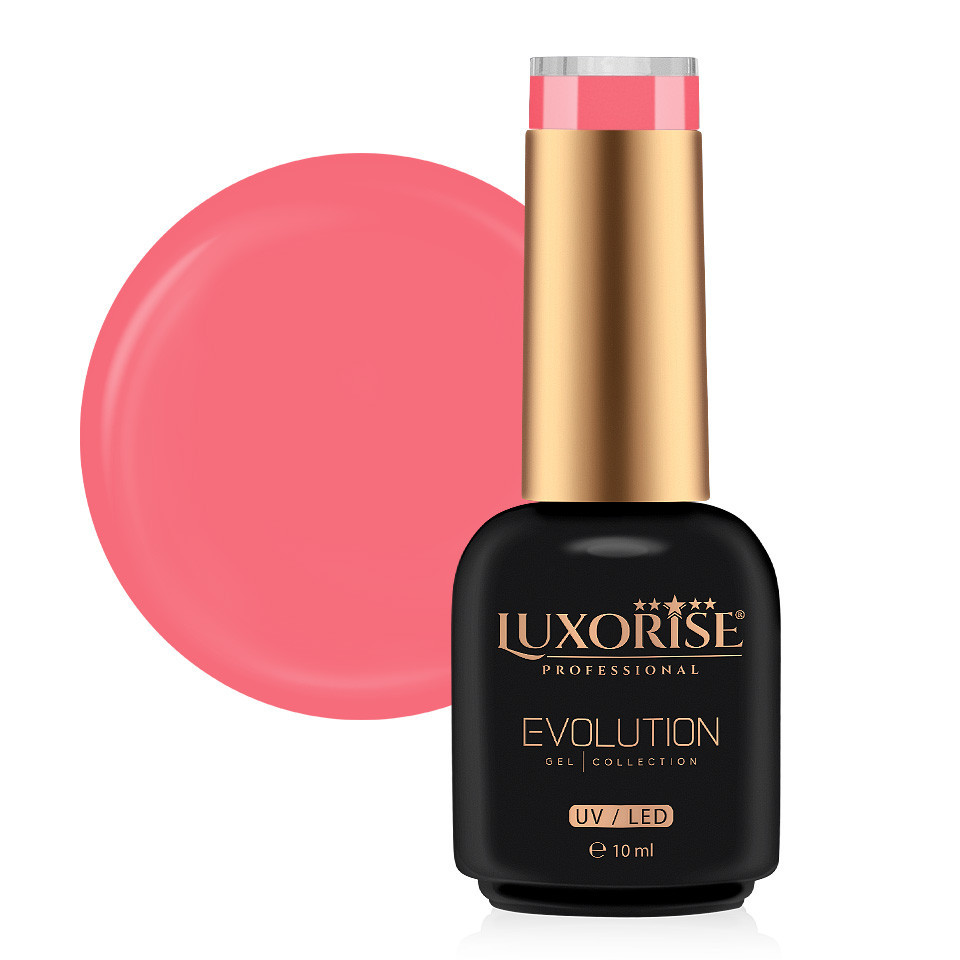 Oja Semipermanenta LUXORISE Evolution, Neon Obsession - Coral Pop 10ml