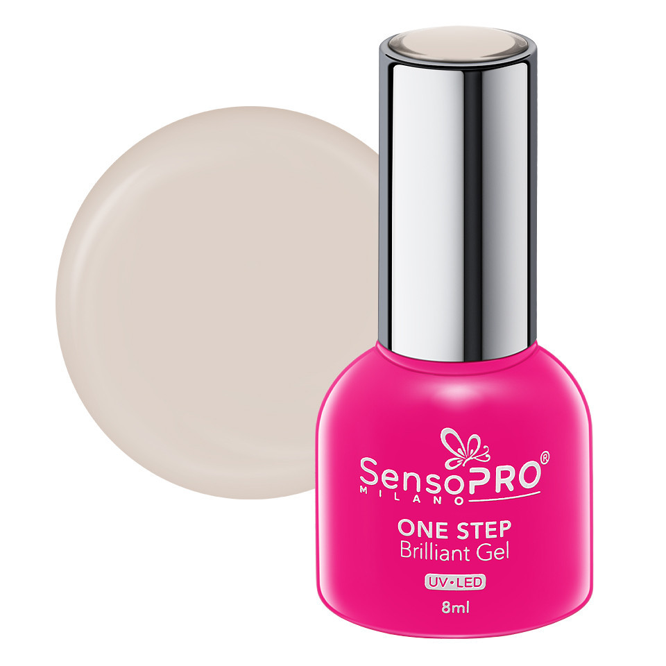 Oja Semipermanenta One Step Brilliant Gel SensoPRO Milano 8ml, Beach Walk #41