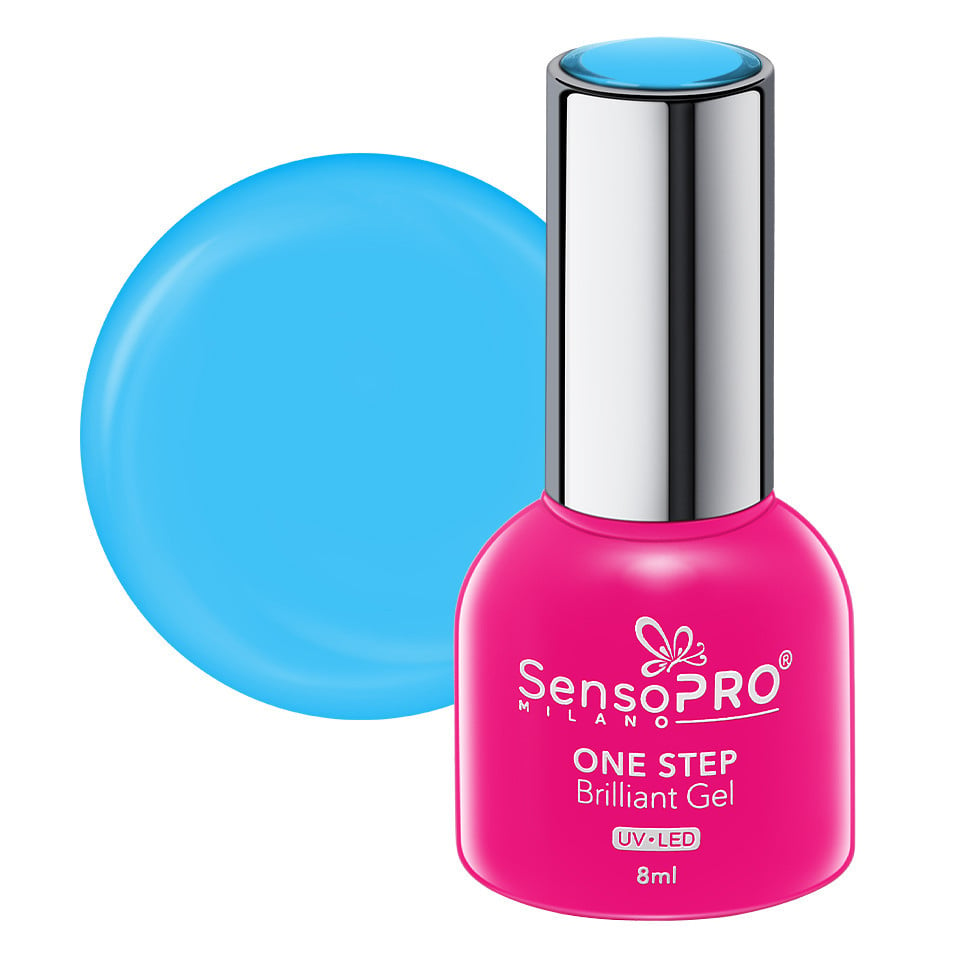 Oja Semipermanenta One Step Brilliant Gel SensoPRO Milano 8ml, Zen Desire #21