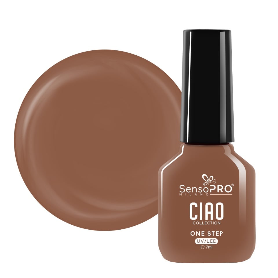 Oja Semipermanenta One Step SensoPRO Milano, CIAO Collection - Cocoa Butter 7ml