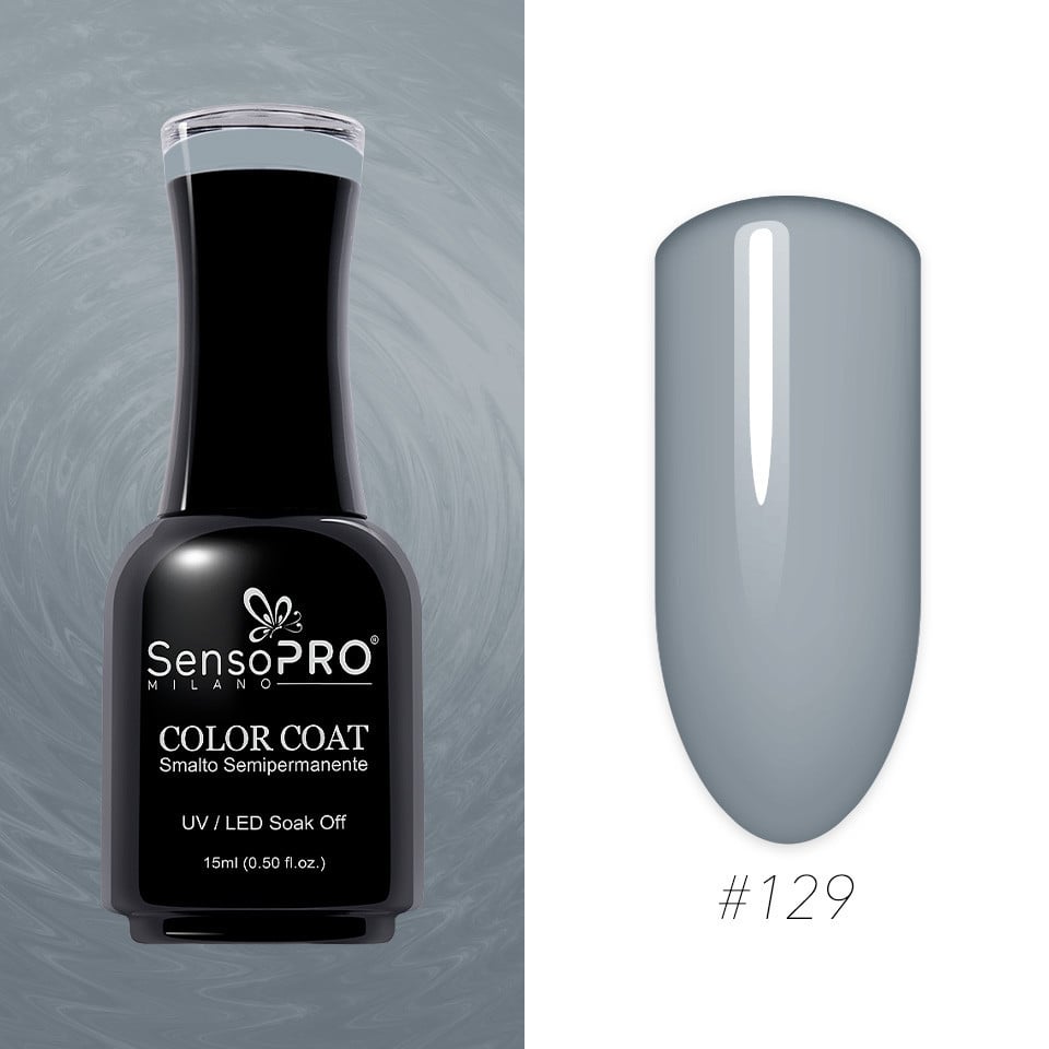 Oja Semipermanenta SensoPRO Milano 15ml, Cyber Mist #129 - 1 | YEO